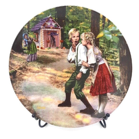 Vintage Konigszelt Bayern 1982 Hansel & Gretel Numbered Collectors Plate Germany - Picture 1 of 5